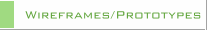 Wireframes/Prototypes