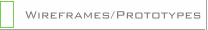 Wireframes/Prototypes